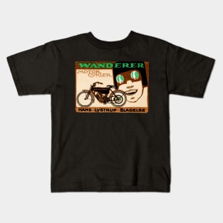 1910 Wanderer Motorcycle Kids T-Shirt